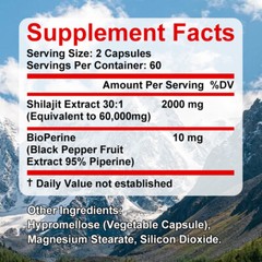 Himalayan Shilajit and Piperine Boost Energy and Performance