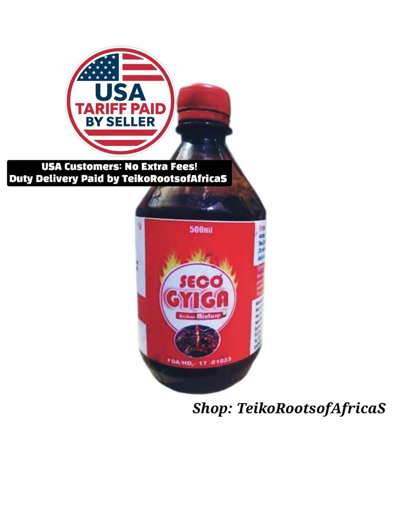 Seco Gyiga Herbal Mixture for Male Vitality (MEN ONLY) – 500ml × 1 Bottle