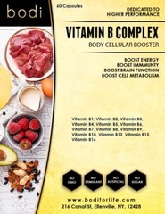 Vitamin B Complex Capsule | 60 Capsules | 100% Pure Natural Hand Crafted