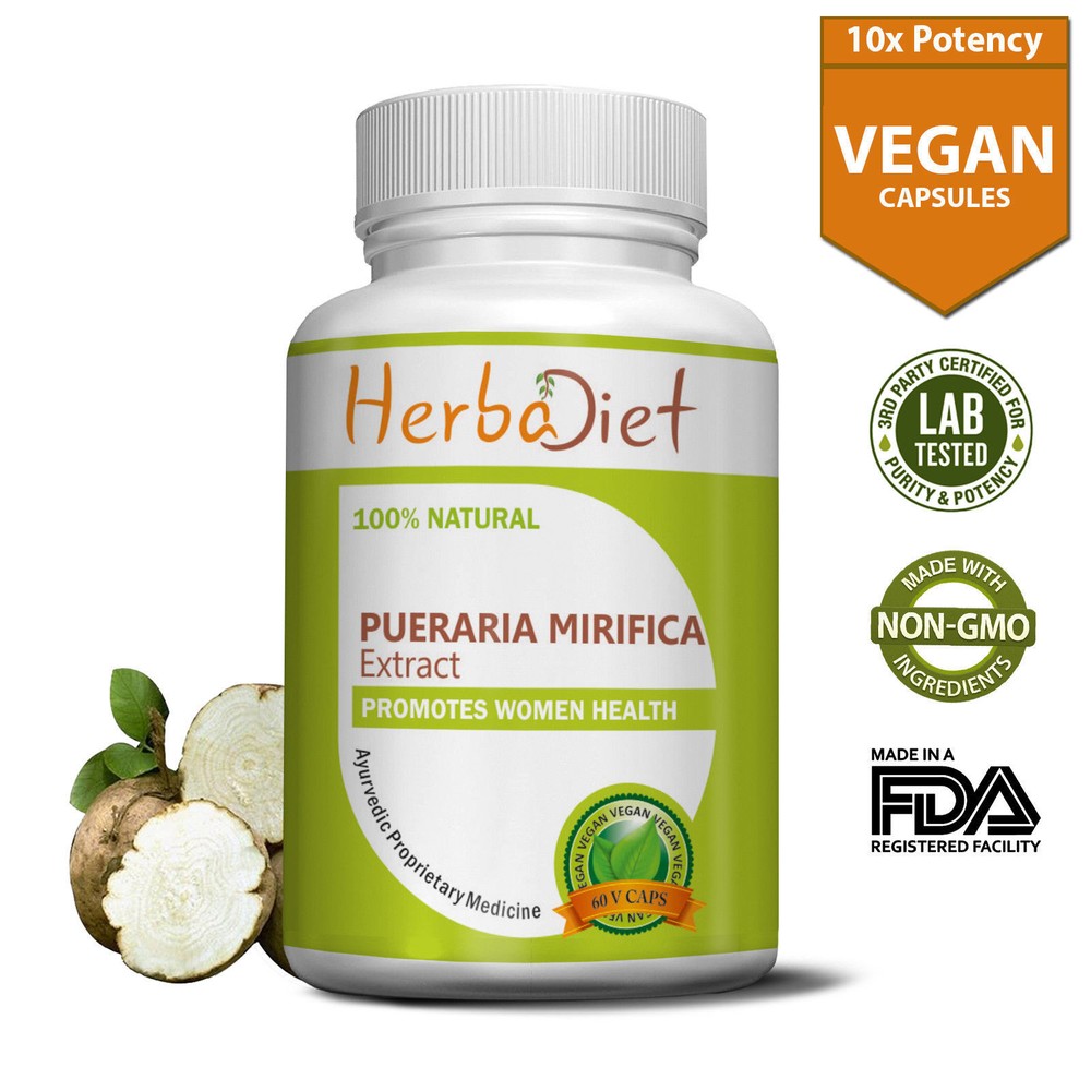 Pueraria Mirifica Extract Capsules PURE Natural Breast Enlargement Bust Firming