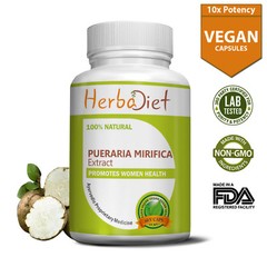 Pueraria Mirifica Extract Capsules PURE Natural Breast Enlargement Bust Firming