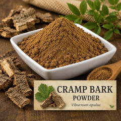 Cramp Bark Powder (Viburnum opulus) Premium Herbal Botanical Fine Ground Powder
