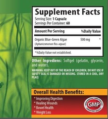Stem cells BLUE GREEN ALGAE. ORGANIC Remove heavy metals from the body 1B