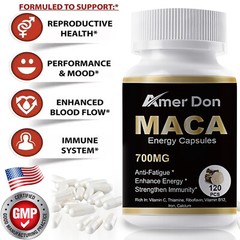 360 Caps Maca Root & L-Arginine & Korean Red Panax Ginseng 3in1 Male Enhancing