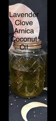 Plagued Creations Lavender Clove Arnica Body Oil