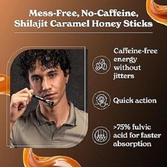 Himalayan Shilajit Sticks with Organic Caramel Better Alt Pure Naturally Sweeter