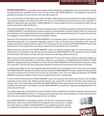 Power Immunity Homeopathic Immune System Booster, Fights Viruses, Colds, and Flu