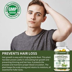 Stinging Nettle Root Capsules 7500mg – Support Prostate and Urinary Tract Health