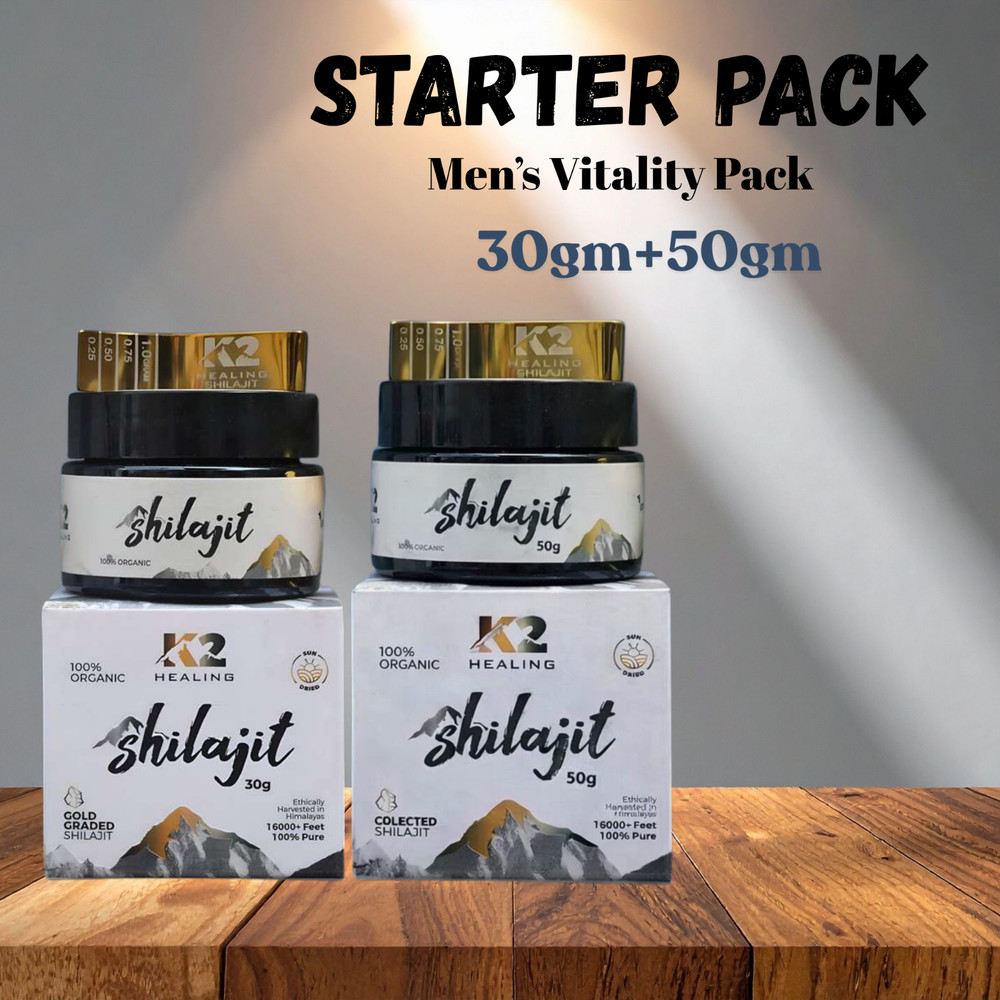 Himalayan Shilajit Resin beginner pack Organic – Lab Certified – 80% Fulvic Acid