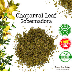 Organic Chaparral Leaf – Gobernadora – Bulk -Larrea tridentata – Creosote Bush