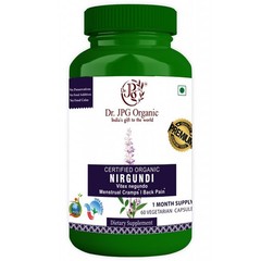 4x Dr. JPG Organic ISO & GMP Certified Nirgundi 60caps for arthritis & joint sup