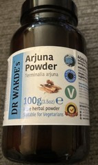 Dr Wakde’s Arjuna Powder 100g Pure Herbal 6/27 New