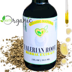 Valerian Root Non-Alcohol Extract Tincture Liquid Drop Insomnia Anxiety Aid 2 oz