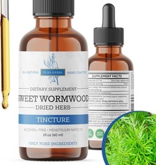 Organic Sweet Wormwood Liquid Drops – Natural Parasite Cleanse and Gut Detox Sup