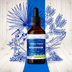 Secrets Of The Tribe Tribal Vigor Tincture Alcohol-FREE Extract