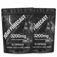 2pack, 10 Day Forecast Extreme Potency Male Enhancement Pills for man – 20 ct
