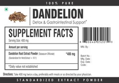 Dandelion Root Extract 10:1 Powder STRONG Liver Kidney Colon Cleanse Support