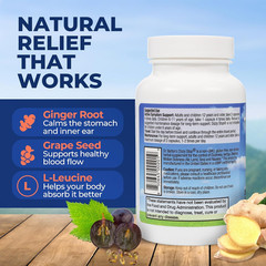 DizzyStop – Herbal Supplement for Vertigo Relief, Dizziness, Motion Sickness