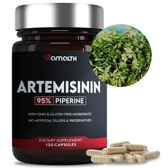 Artemisinin Extract capsules with Piperine(95% Piperine) Extract 120 Capsules