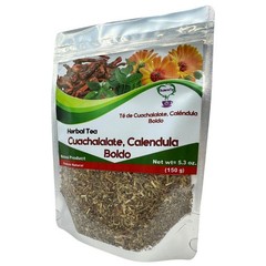 Cuachalalate, Calendula, Marigold Tea, Boldo, Basil,Herbal Mix,, 5.3 oz (150 …