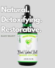 Black Walnut Hull Tincture Organic Liquid Herbal Drops 2 OZ Anti-Parasitic Pure