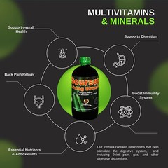 Herboganic Soursop & Libido Tonic Living Bitters-Boost Energy & Immunity-Pack