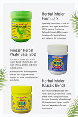Original Thai Compound Herbal Inhaler – 3 Formulas
