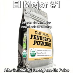 Fenogreco En Polvo 100% Orgánico Fenogreco Molido Semillas De Fenogreco Polvo De