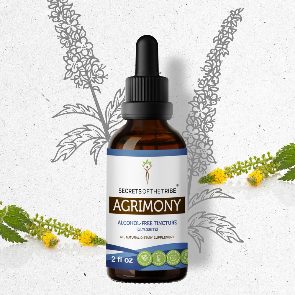 Secrets Of The Tribe Agrimony Tincture Alcohol-FREE
