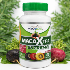 Natural capsules Maca root super food