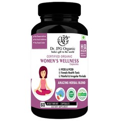 4x Women wellness 500mg, 60veg Cap. Dr. JPG Organic ISO & GMP Certified