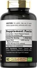 Pygeum Africanum Bark 4000 Mg High Potency Men’S Wellness Support, 200 Capsules