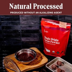 Raaka Organic Cacao Powder 8oz Unsweetened Non-Alkalized Resealable Bag