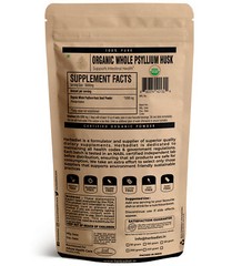 Organic Psyllium Husk Powder Fine Milled Natural Soluble Fibre Isabgol IBS Detox