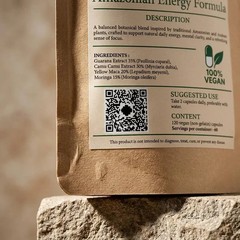 Guarana Powder Amazon Peru Traditional Energy Botanical Vegan