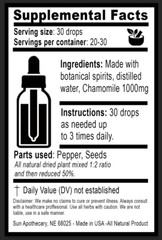 Chamomile Extract Chamomile Tincture Relax Insomnia Sleep Aid Herbal USA