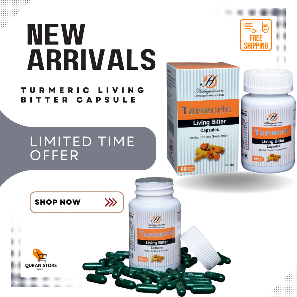 Turmeric Living Bitter Capsule,Joint pain relief Herbal Detox Capsules-Pack OF 1