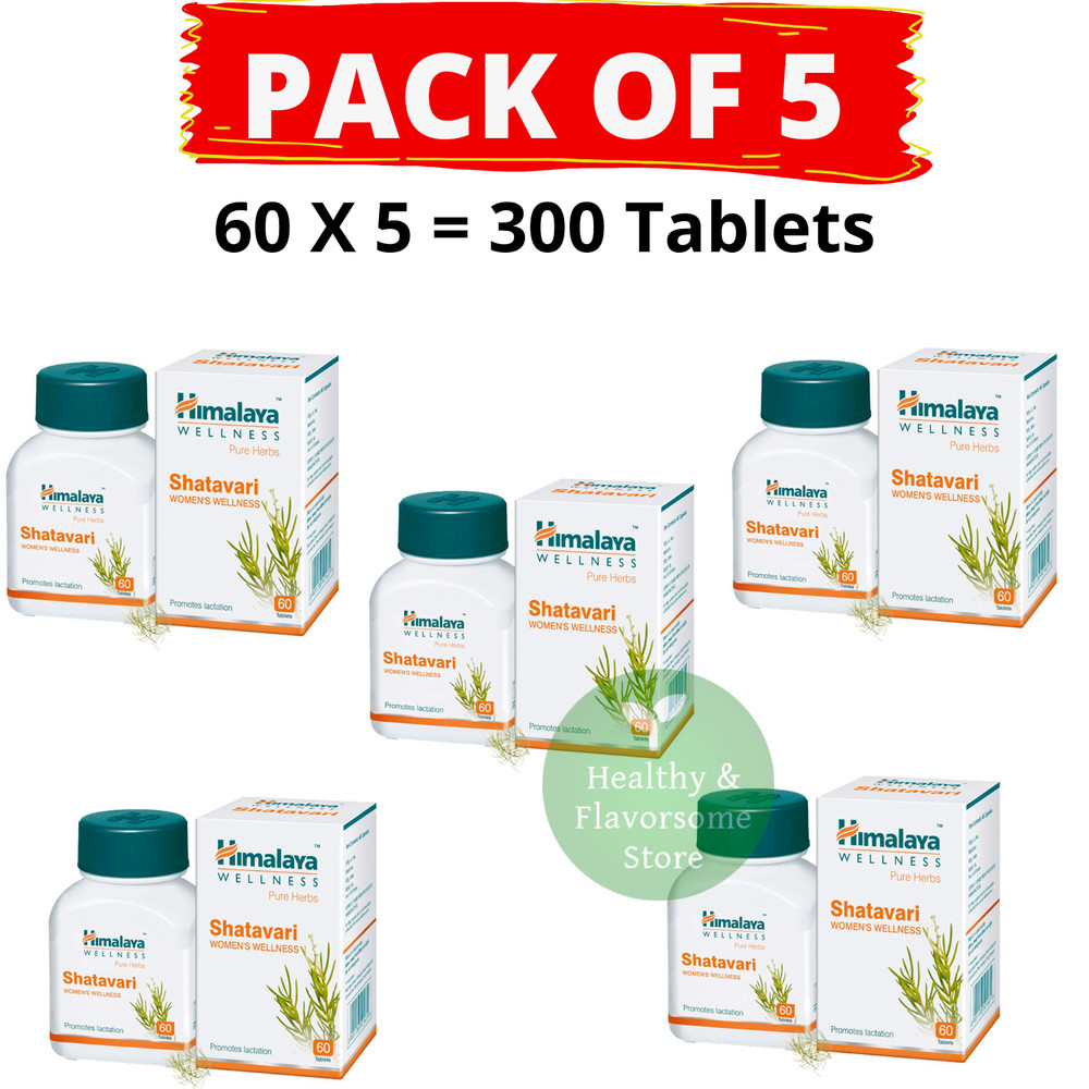 🌿 Himalaya Shatavari – (60 Tablets Each) | Pack of 5 | Expiry 02-2027 |