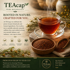 Rooibos Tea Natural Organic Caffeine-Free Herbal Health & Relaxation 1oz | 28.3g