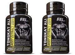 1000mg TongkatAli Extract 200:1 Strong Natural Testosterone Booster 120 Capsules