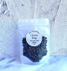 Organic Chaste Berry Fruit Natural Bulk Herbs, 1oz, 2oz, 4oz