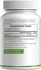 Apigenin, 100mg Per Serving, 240 Capsules – Raw Plant Extract from Chamomile…