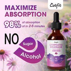 Lymphatic Drainage Drops Supplements for Immune, Lymph System Support, Cleans…