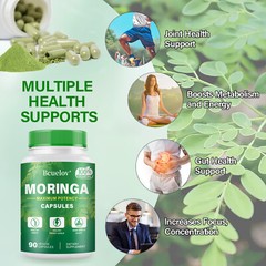 Premium Moringa Capsules Strengthen The Immune System Promote Intestinal Health