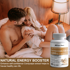 Cordyceps Sinensis 3000mg – Heart & Respiratory Health, Energy & immune Support