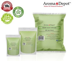 Neem Powder Dried Leaf 100% Pure & Natural Raw Vegan (Azadirachta indica)