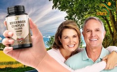 Mushroom Complex Supplement Capsules Mushrooms Lions Mane, Reishi, Turkey Tail