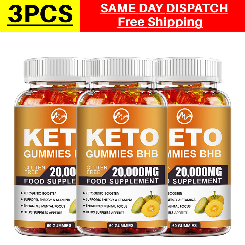 Keto ACV Gummies – 20000 MG BHB Weight Loss Fat Burner Appetite Suppressant