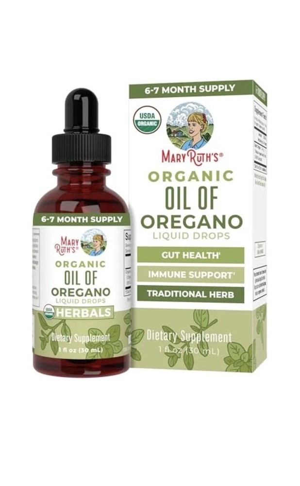 Exp:03/2027 MaryRuth Organics Oregano Oil Drops | 6 Month Supply | USDA