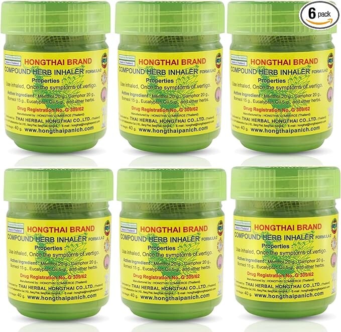 Traditional Thai Herbal Inhaler 6 pc.